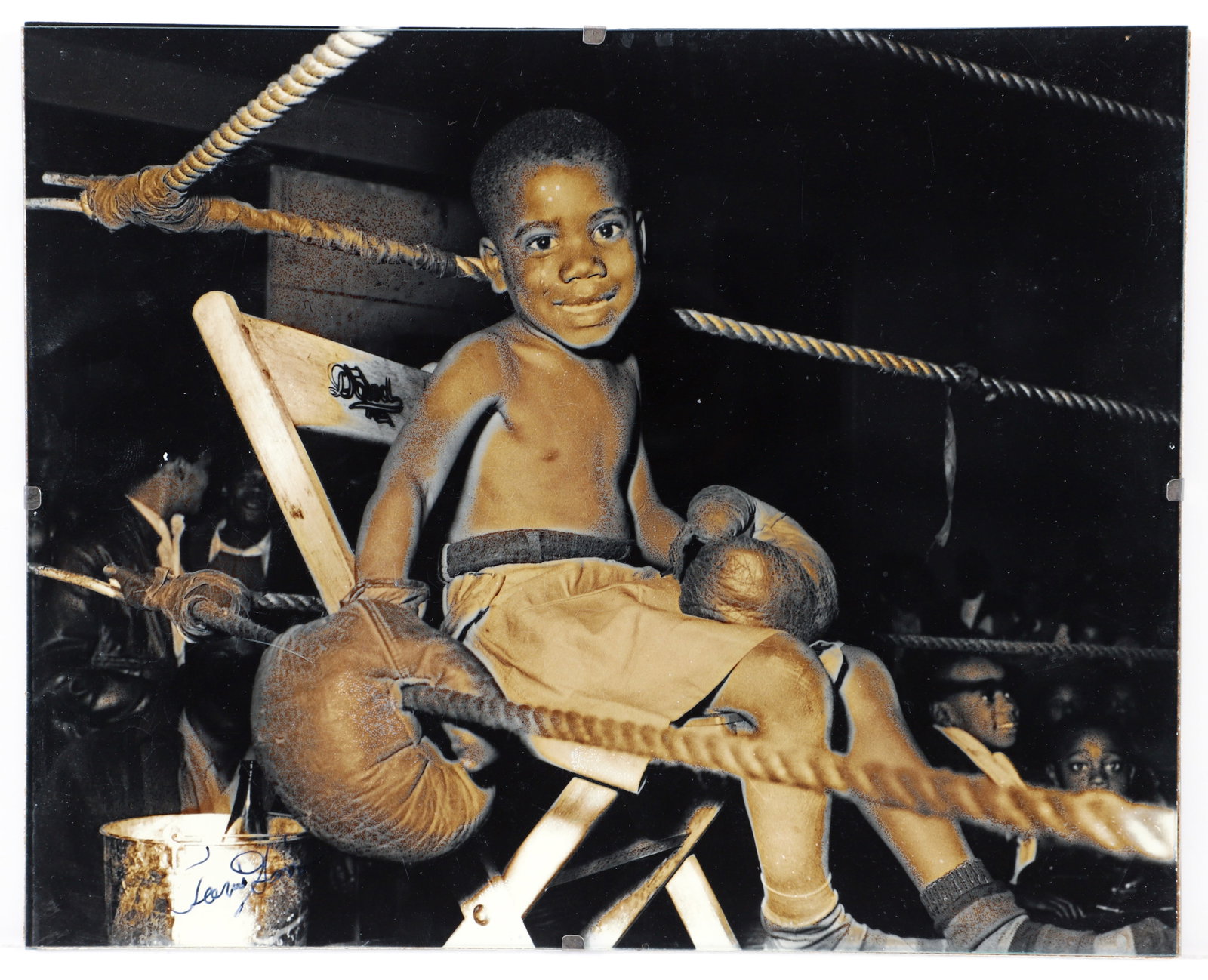 Charles Teenie Harris Signed Photo Young Boxer (1 of 2)