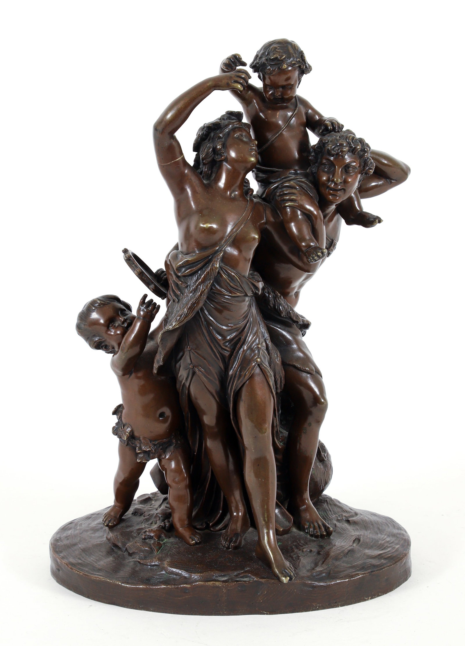 After Michel Claude Clodion The Triumph of Bacchus Bronze Sculpture (1 of 5)