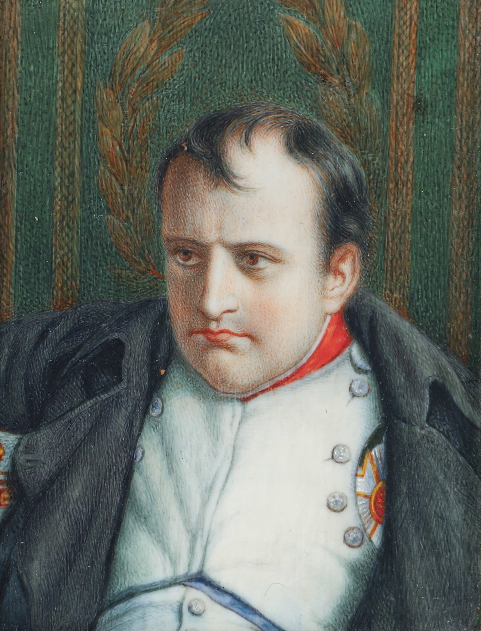 Napoleon Seated as Emperor in an Interior miniature (1 of 2)