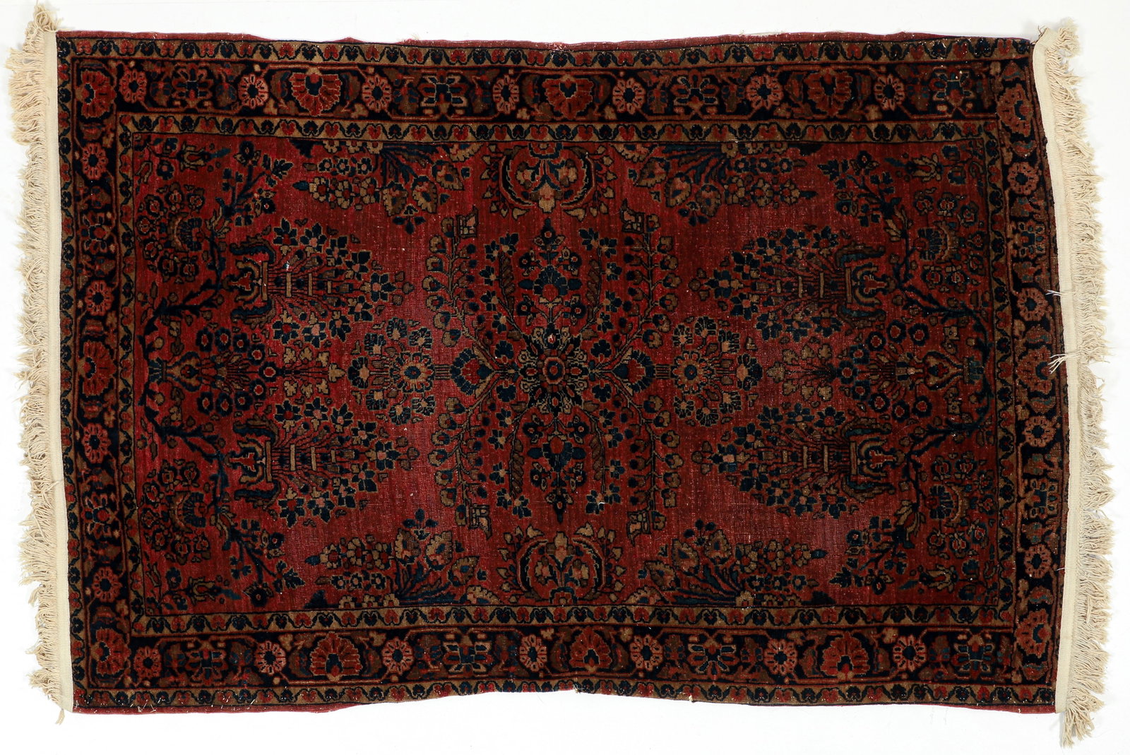 Semi-Antique Persian Sarouk Prayer Rug (1 of 4)