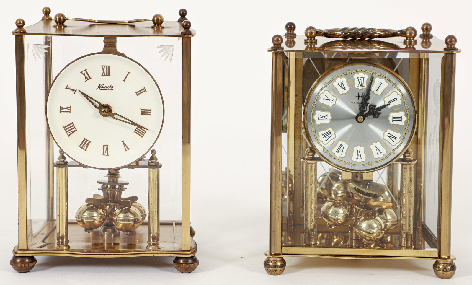 Group of 2 Gold Carriage Clocks (1 of 8)