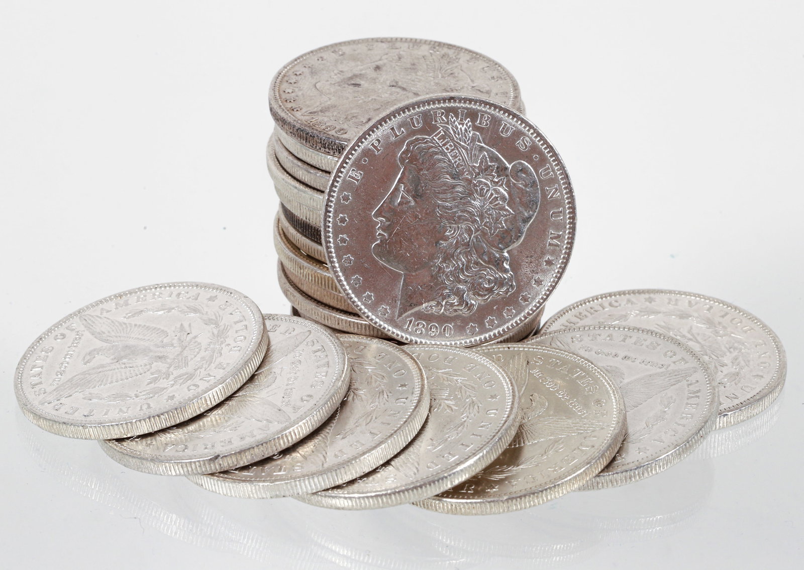 Group of 20 Silver Dollars from 1879 to 1921 (1 of 4)