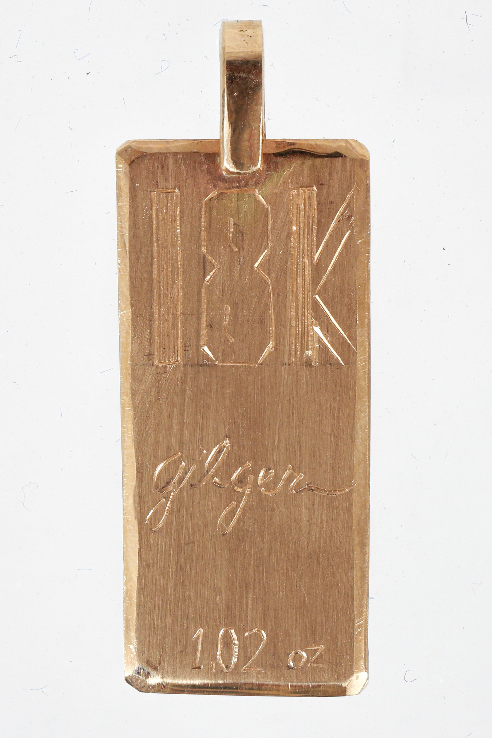 18K Gold Pendant approximately 31.4 grams