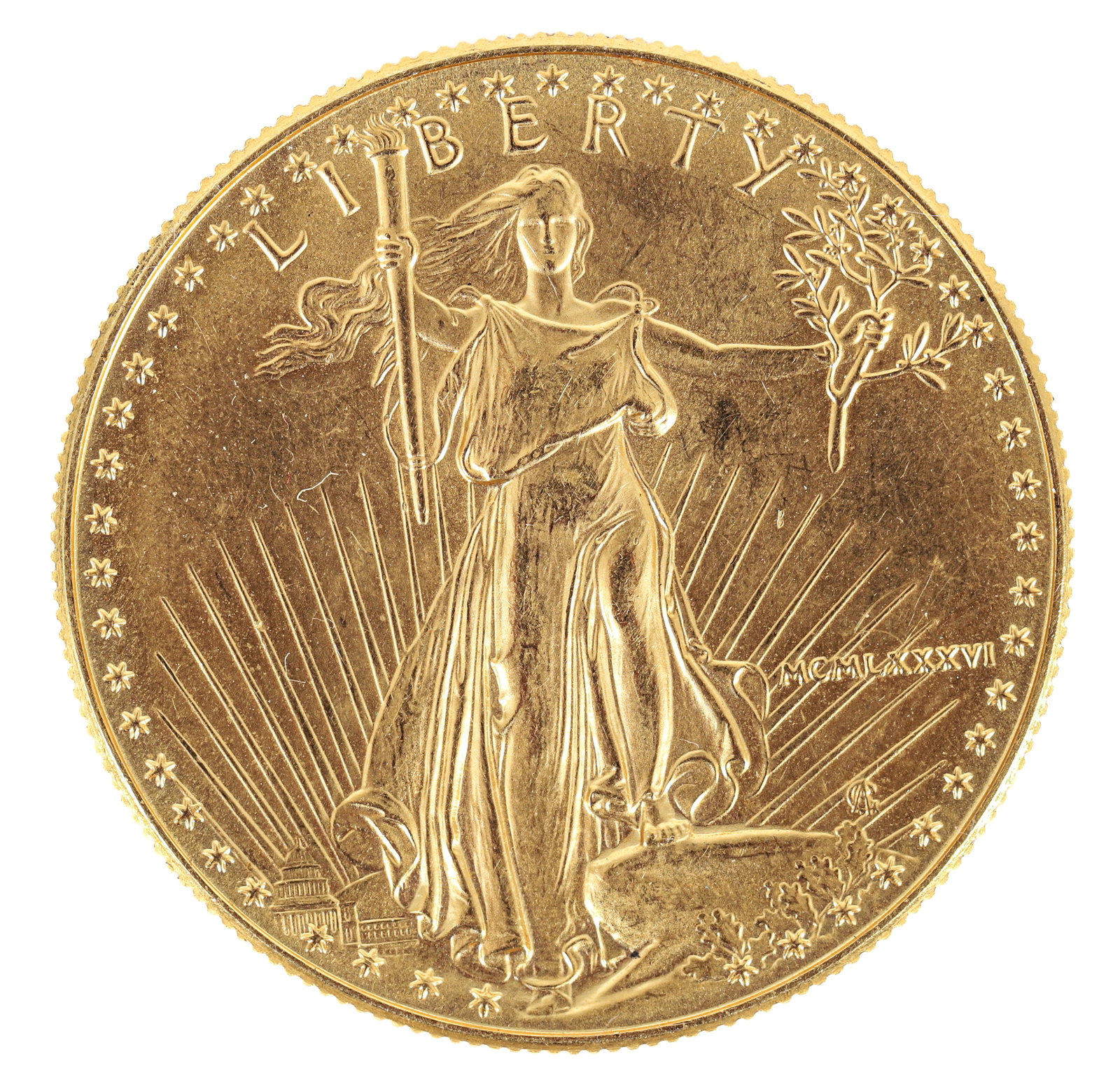 22K Gold American Eagle $50 coin (1 of 3)