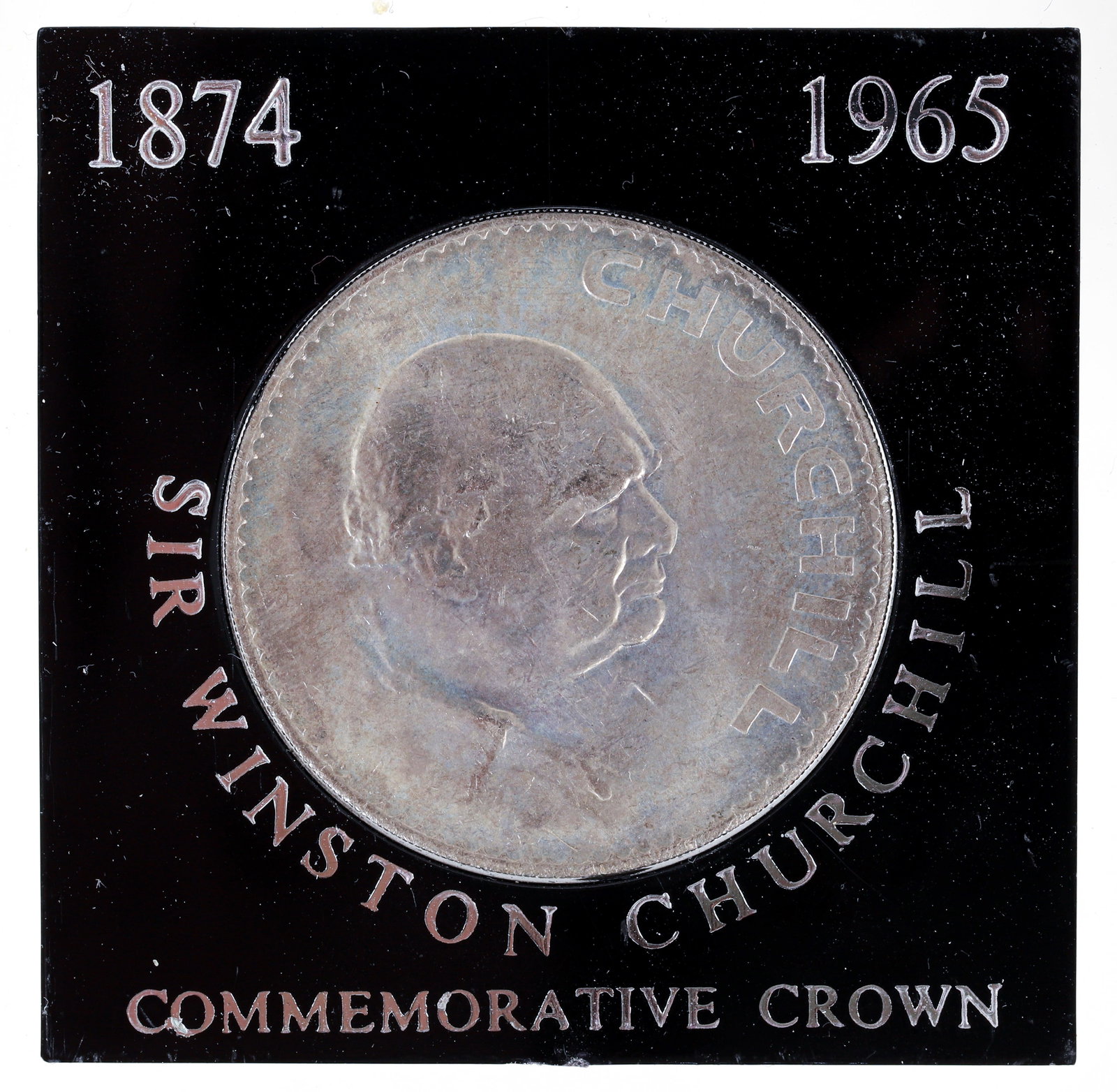 1965 Winston Churchill Commemorative Crown: 1965 Winston Churchill Commemorative Crown. Please Note: Payment for this lot (and all other coin, gold and silver lots) can only be made by Wire/ACH Transfer, cashier's check or cash.
