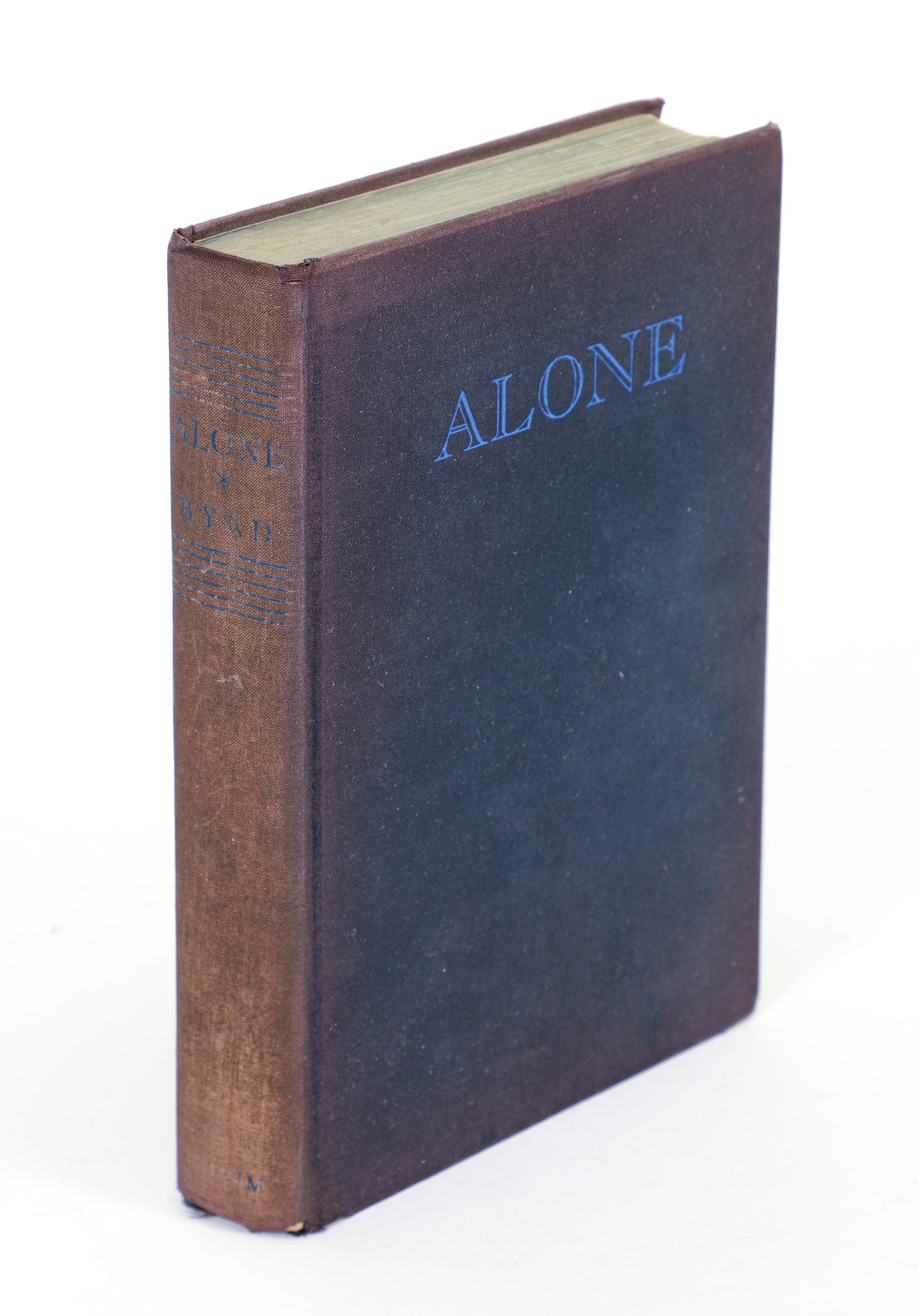 Admiral Richard Byrd Signed First Edition of Alone 1938 (1 of 2)