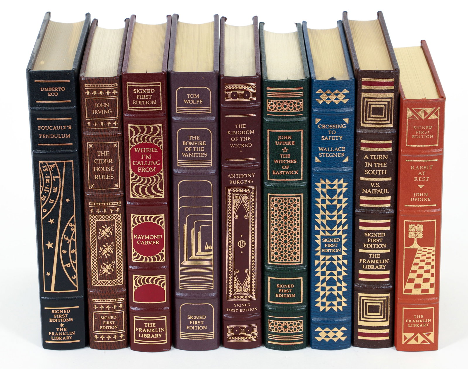 9 Franklin Library Signed First Editions Updike, Carver, Burgess (1 of 2)