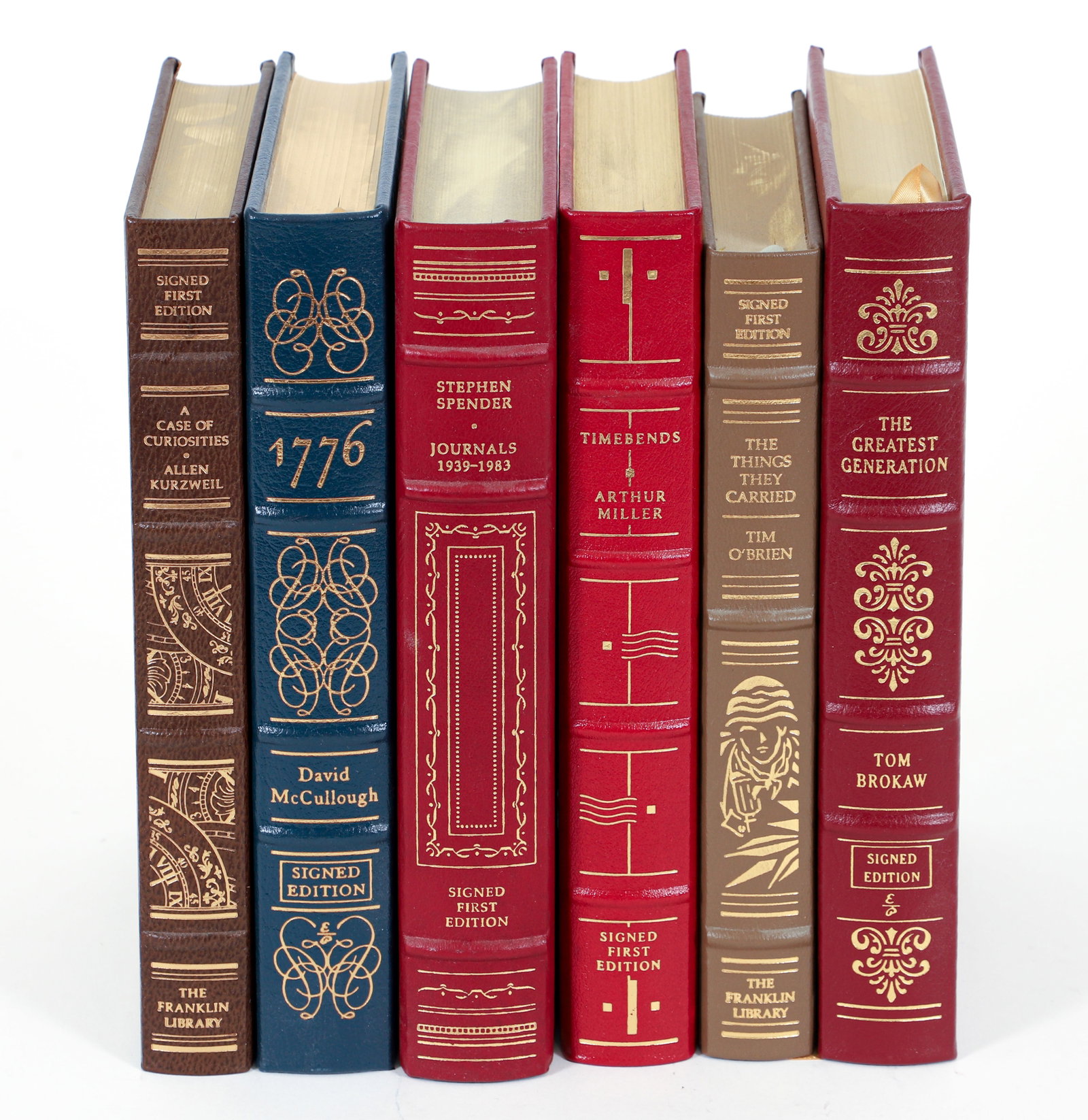 6 Franklin Library Signed First Editions Non-Fiction (1 of 2)