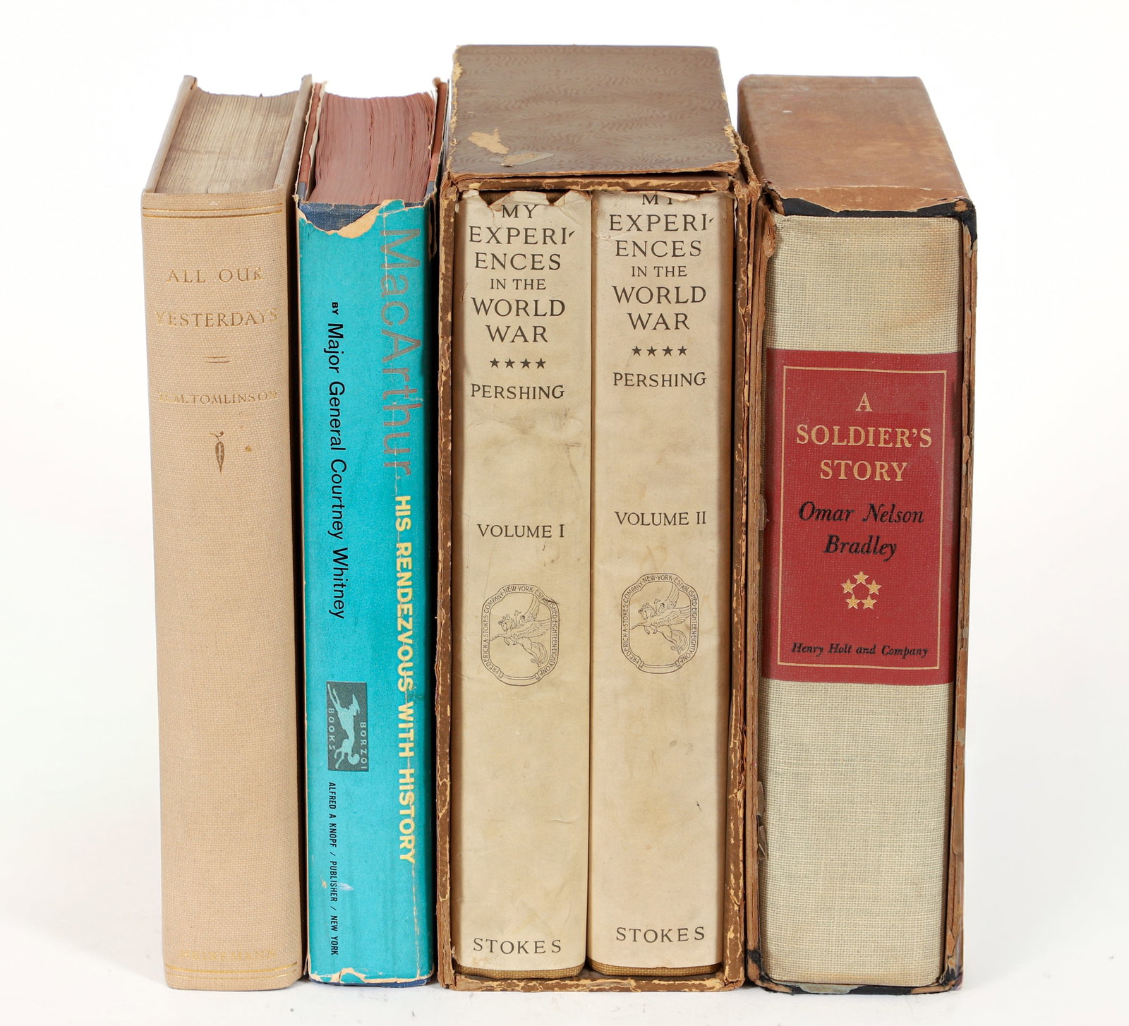 4 Signed Books on Military History (1 of 2)