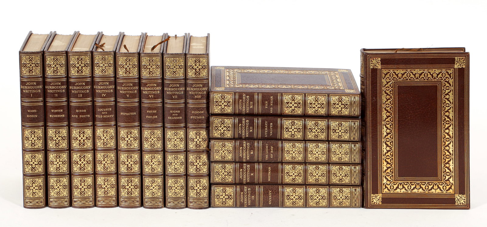 Writings of John Burroughs Autograph Edition Fine Bindings 14 vols. (1 of 6)