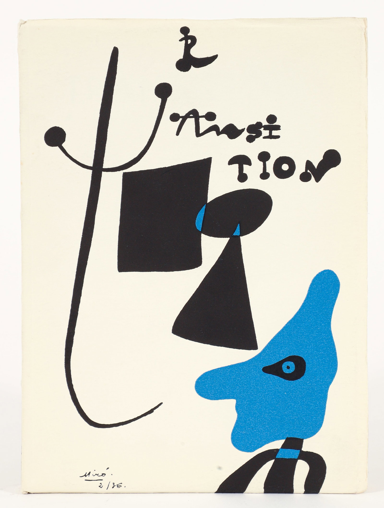 Transition Fall 1936 Issue Joan Miro Cover Excellent Condition: Eugene Jolas (editor), cover designed by Joan Miro, Transition, No. 25, Fall 1936, softcover, original wraps. Illustrations by Laszlo Moholy-Nagy, Henri Cartier-Bresson, Paul Klee, Henri Matisse, Piet