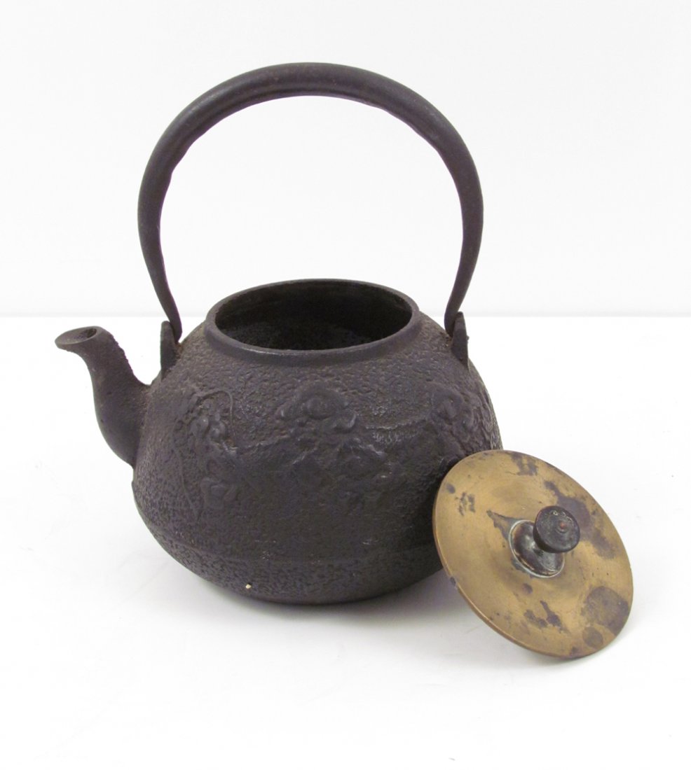 Japanese Iron Tea Kettle, Early 20th