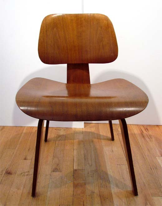 Eames Molded Plywood Lounge Chair LCW: Artist: Eames, Charles (American, 1907-1978) Title: Eames Molded Plywood Lounge Chair LCW Medium: cherry Dimensions: 29 x 19.25 x 20.25 inches Provenance: The Estate of Phylis and Erwin Kalla sold to 
