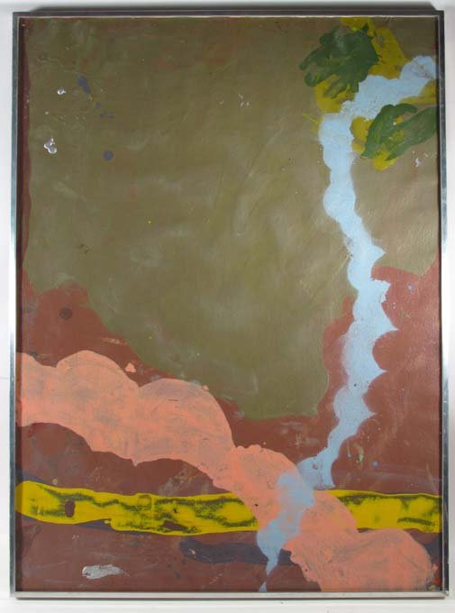 John Seery Mediterranean Irish Painting: Artist: Seery, John (American, b.1941) Title: Mediterranean Irish Date: 1971 Medium: acrylic paint on paper Dimensions: 30 x 22.5 inches Signature: pencil signed lower left Provenance: </