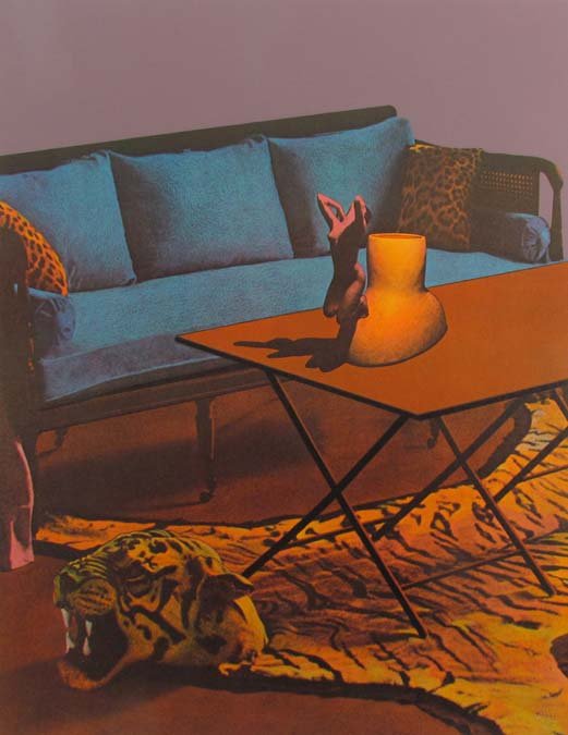 Ken Price Figurine Cup Series, Figurine Cup III , 1970: Artist: Price, Ken (American 1935 - 2012) Title: Figurine Cup Series, Figurine Cup III , 1970 (#KP69-267) Date: 1970 Medium: 7-color offset lithograph and screenprint on Arjomari Paper Dimension: 18
