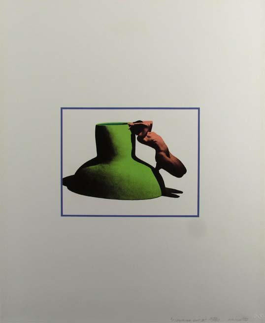 Ken Price Figurine Cup Series, Figurine Cup II , 1970: Artist: Price, Ken (American 1935 - 2012) Title: Figurine Cup Series, Figurine Cup II , 1970 (#KP70-268) Date: 1970 Medium: 8-color lithograph Dimension: 22 x 18 inches (55.9 x 45.7 cm) Editi