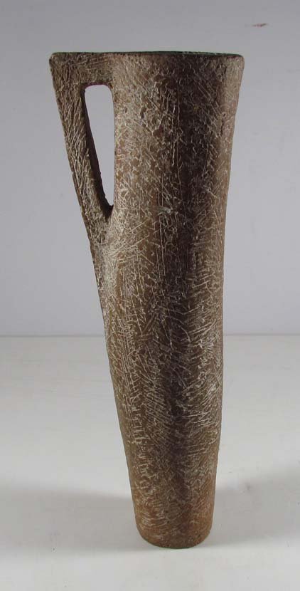 Claude Conover Amphora Stoneware Jug, c. 1960s: Artist: Conover, Claude (American, 1907-1994) Title: Amphora Shaped Stoneware Jug Date: c. 1960s Medium: stoneware Dimensions: 14 x 5 x 2 inches Signature: Stamped Claude Conover on unders