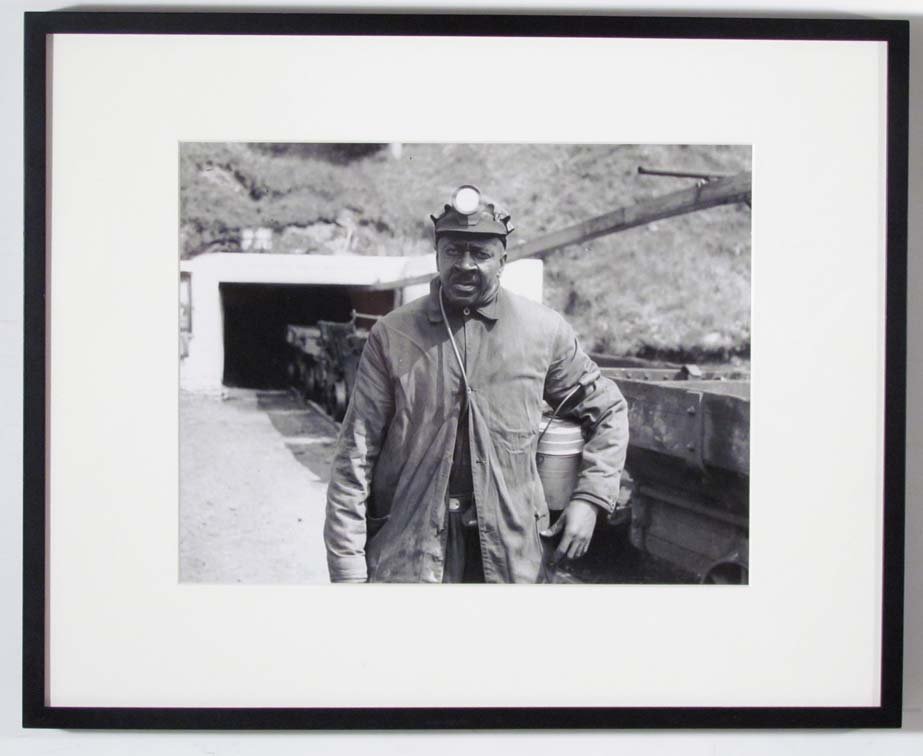 Teenie Harris Photo African American Coal Miner: Artist: Harris, Charles Teenie (American, 1908-1998) Title: African American Coal Miner Medium: silver gelatin print Dimensions: 11 x 14 inches Signature: apparently unsigned, later print Prov