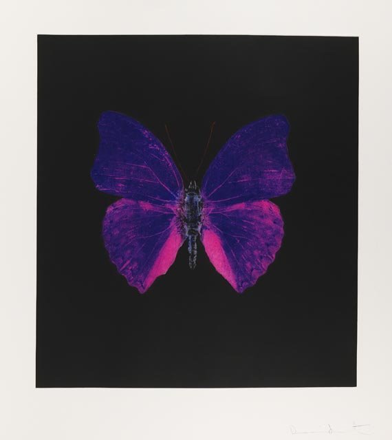 Damien Hirst The Souls on Jacob's Ladder Take Their: Artist: Hirst, Damien (British, b. 1965) Title: The Souls on Jacob's Ladder Take Their Flight Date: 2007 Medium: photogravure in colors, on Velin Arches paper, with full margins Dimensions: 47 x 42.5
