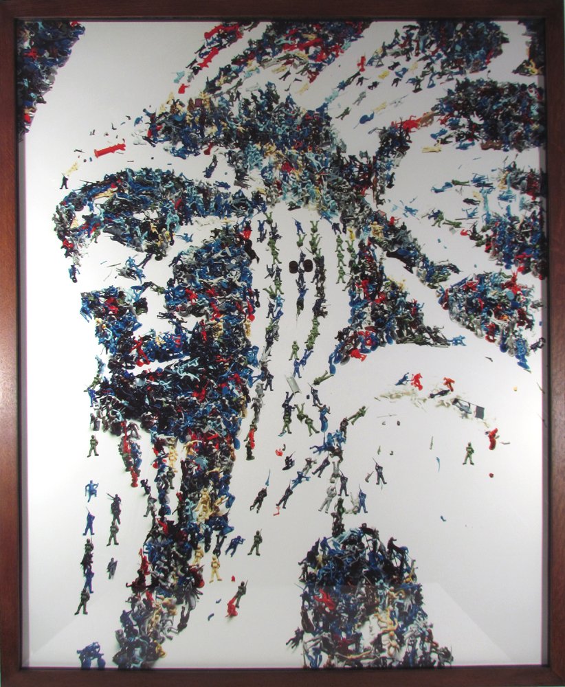 Vik Muniz, Old Cheyenne (from Monads series), 2003: Artist: Muniz, Vik (Brazilian, b. 1961) Title: Old Cheyenne (from Monads series) Date: 2003 Medium: dye destruction print Dimensions: 51.5 x 41 inches Edition: AP 3/4 Signature: