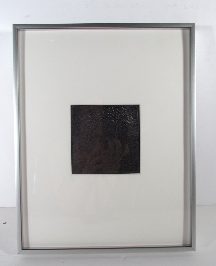 Diane Samuels "Untitled Work on Paper": Artist: Samuels, Diane (Contemporary American) Title: Untitled Medium: mixed media on paper Dimensions: 4.25 x 4.25 inches (sight size) Provenance: acquired from the artist, The Estate of Jane Z. Has