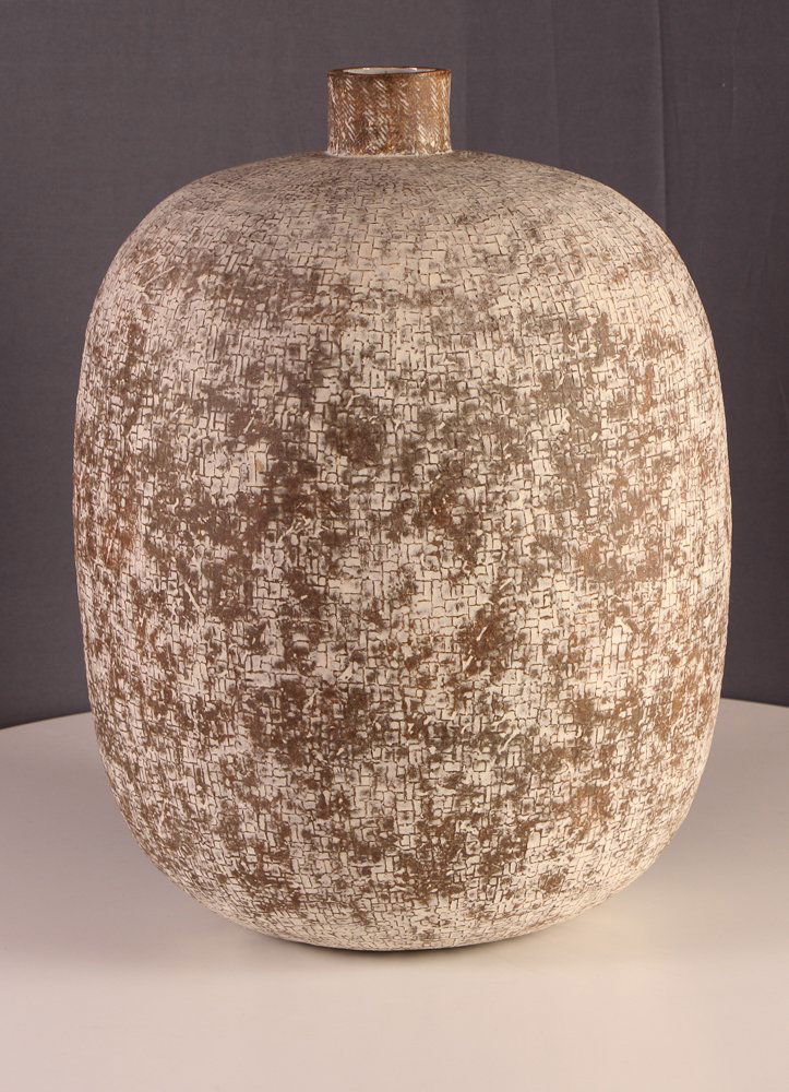 Large Claude Conover Valak Vessel: Conover, Claude (American, 1904-1994) Valak glazed stoneware 20.5 x 14 x 14 inches signed and titled on underside Provenance: Purchased from the Artist's Studio