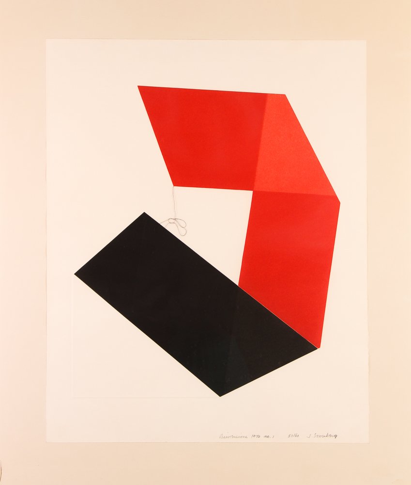 2 Jack Sonenberg prints "Dimensions 1 &6 (1 of 10)