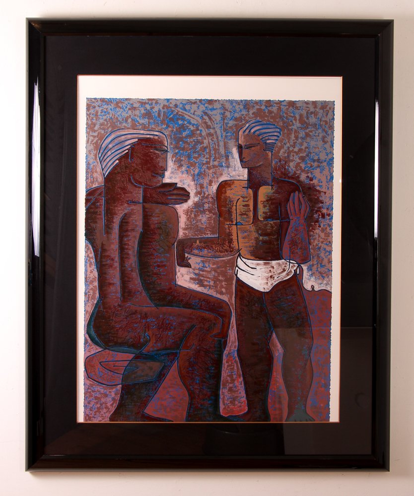 Adrian Wong Shue Serigraph "The Counselor" (1 of 6)