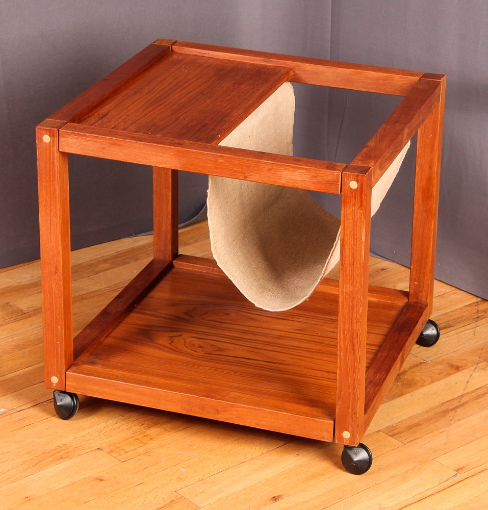 Danish Teak Rolling Cart (1 of 10)