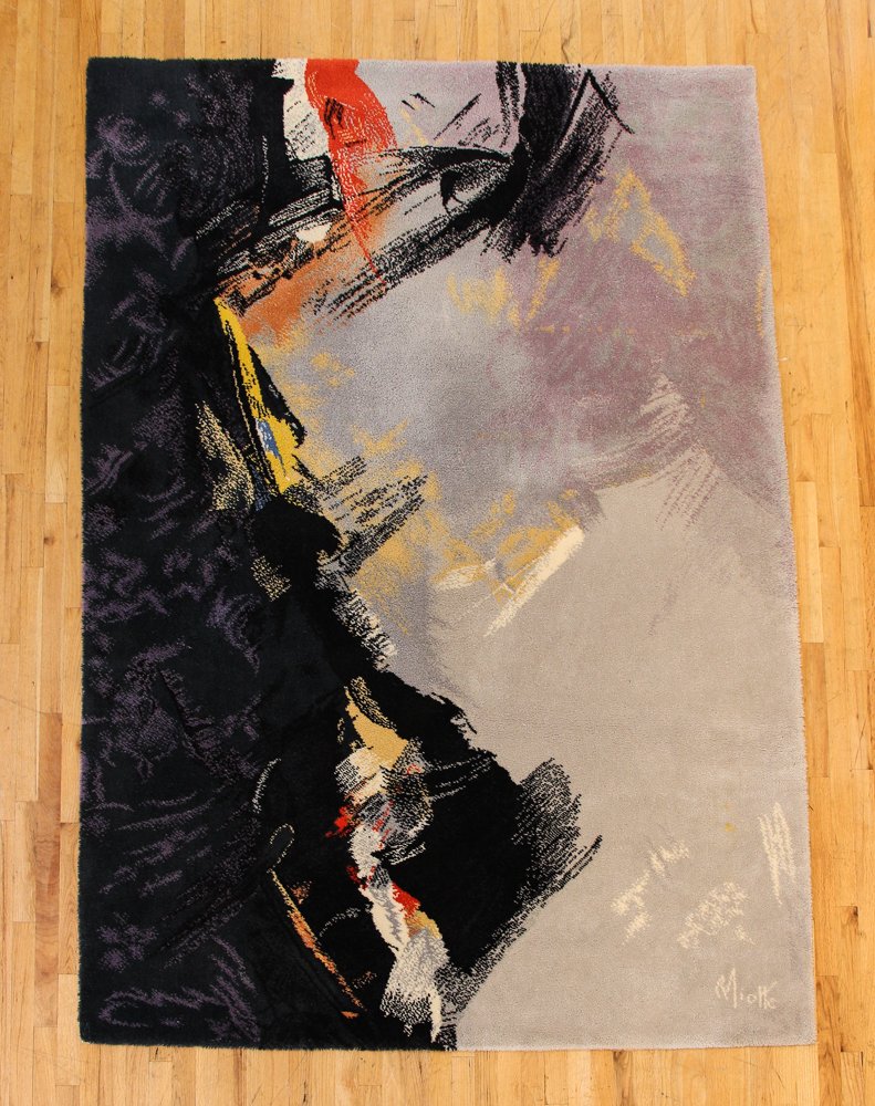 Jean Miotte "Clair" - 1989 Limited Edition Area Rug (1 of 7)