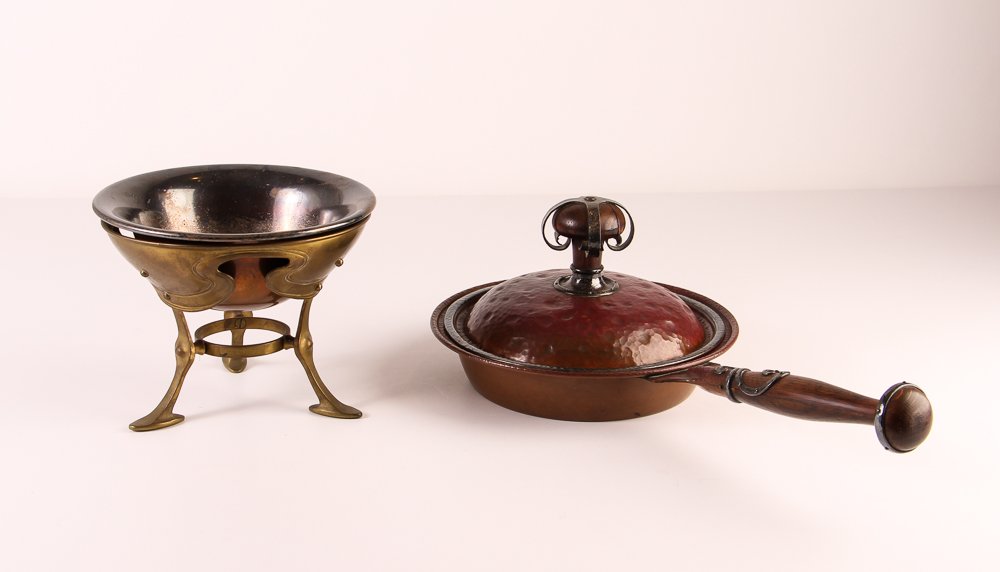 Joseph Heinrich Chafing Bowl with Stand and Dish (1 of 10)