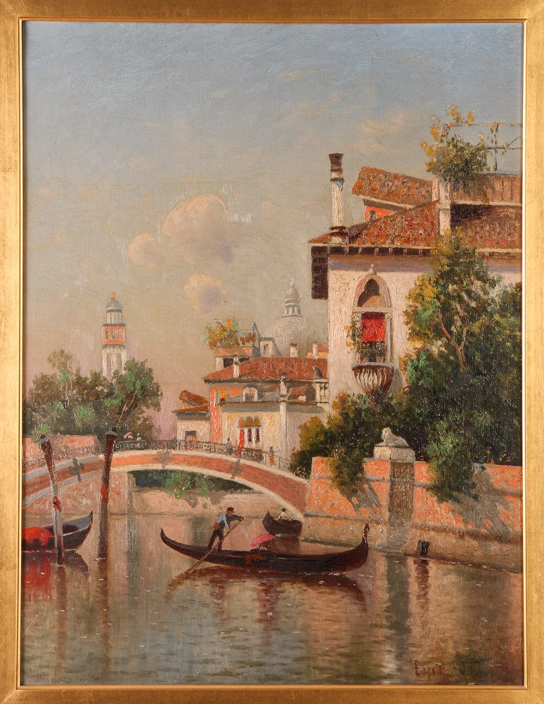Emil Furst ptg. "Sunny Day in Venice" (1 of 8)