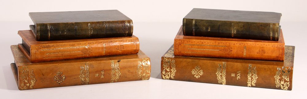 Prof Leather Bound Faux Book Shelves (1 of 9)