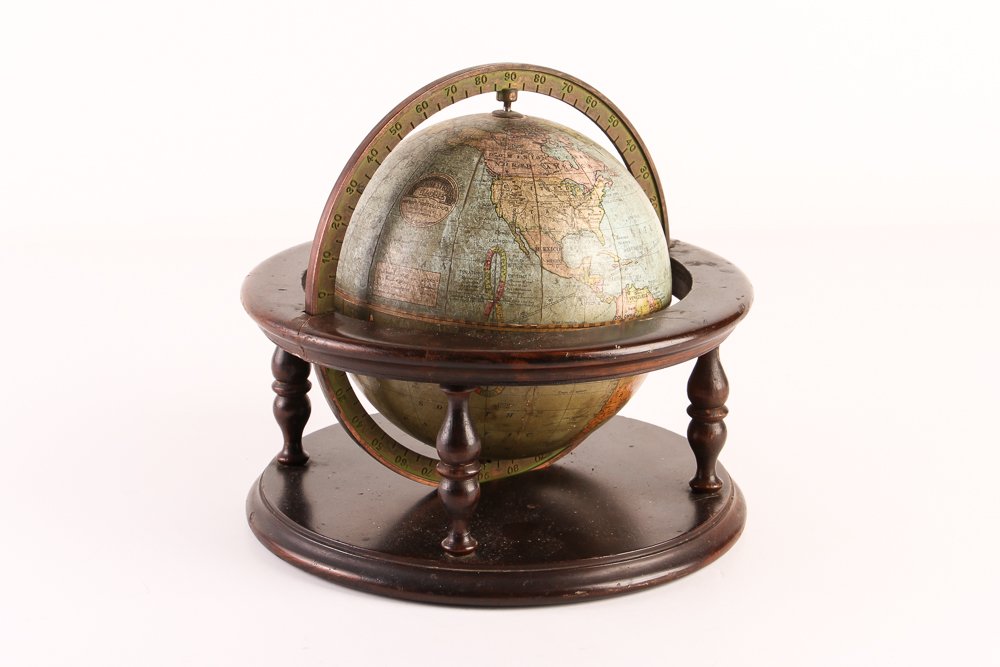 Terrestrial Globe with Mahogany Stand (1 of 10)