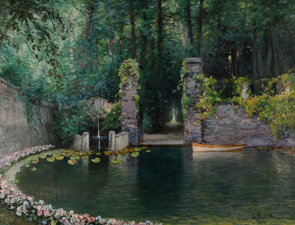 Luigi Paolillo Italian Garden Impressionist Landscape (1 of 8)