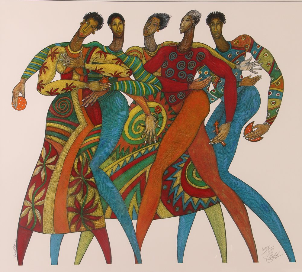 Charles Bibb Come Together lithograph (1 of 7)