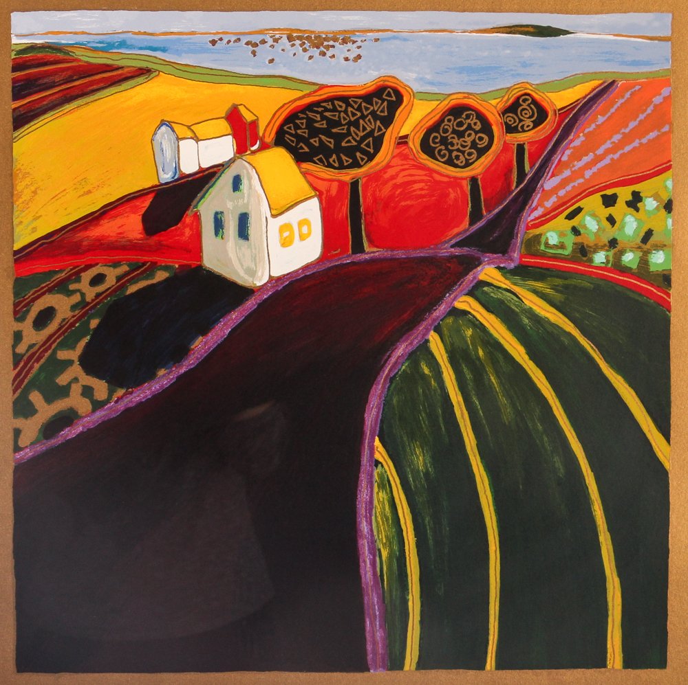 Alison Goodwin original serigraph "Sedgewick" (1 of 5)