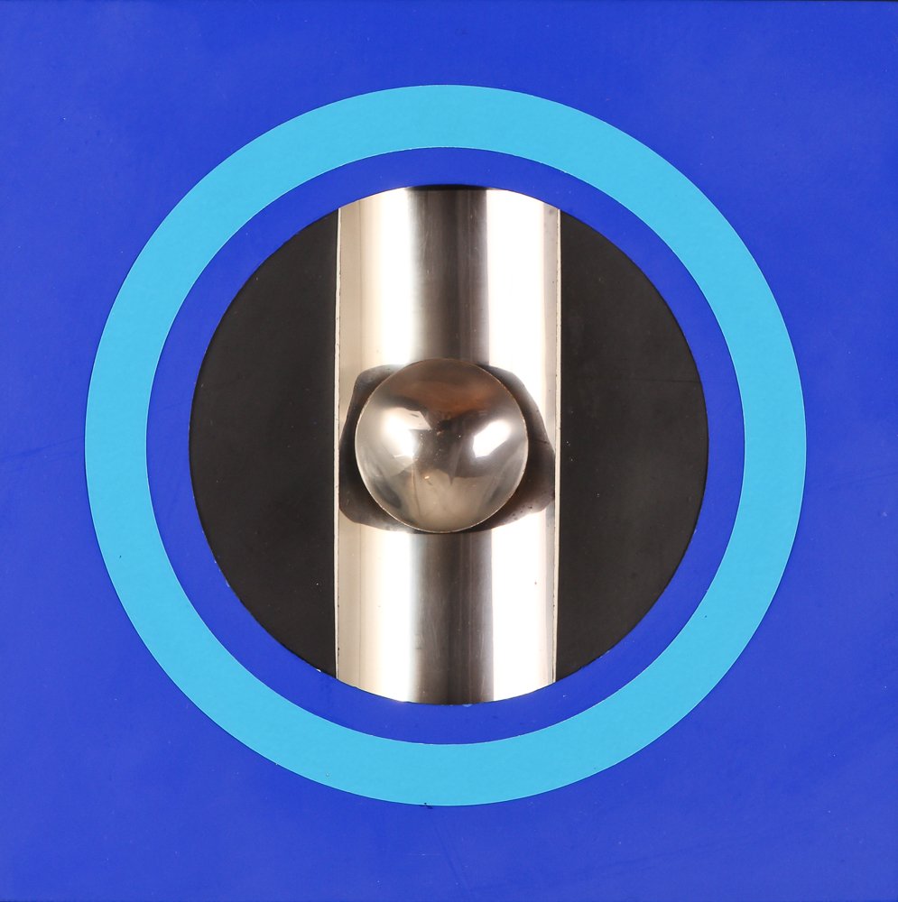 Milan Dobeš  "Chrome inside Blue/Purple Circular (1 of 5)