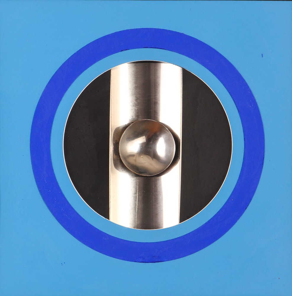 Milan Dobeš  "Chrome inside 2 Blue Shades Circular (1 of 6)