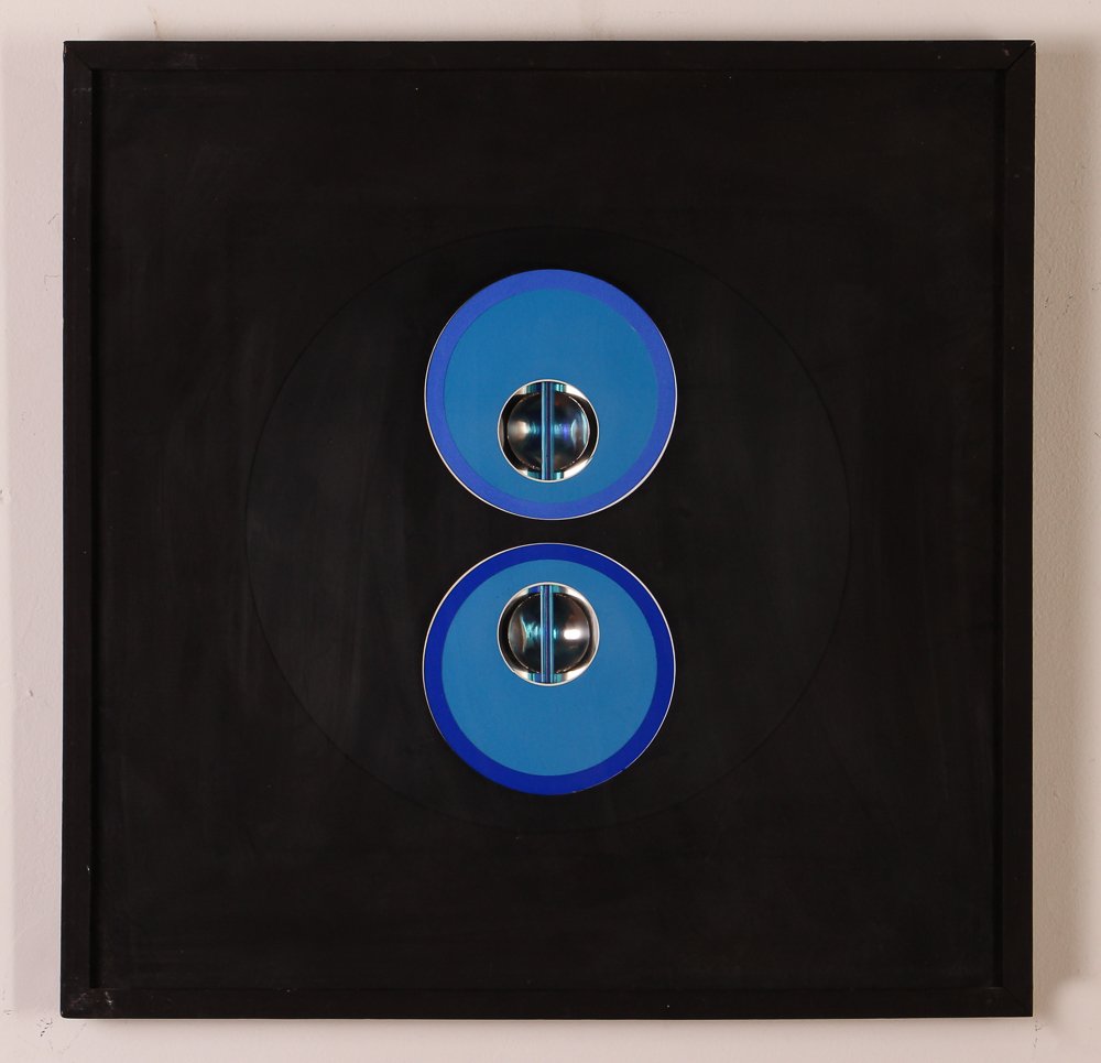 Milan Dobeš  "Double Chrome inside Black with 2 Blue (1 of 5)
