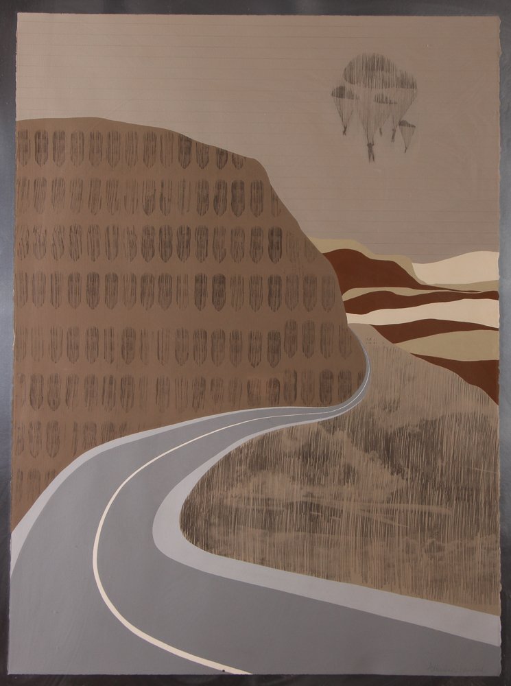 Adrienne Heinrich diptych "On The Road Series" (1 of 5)