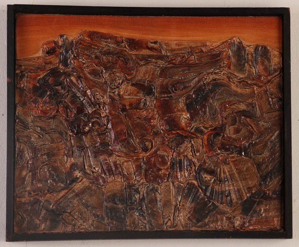 Costas Paniaras mixed media "Abstraction" (1 of 4)