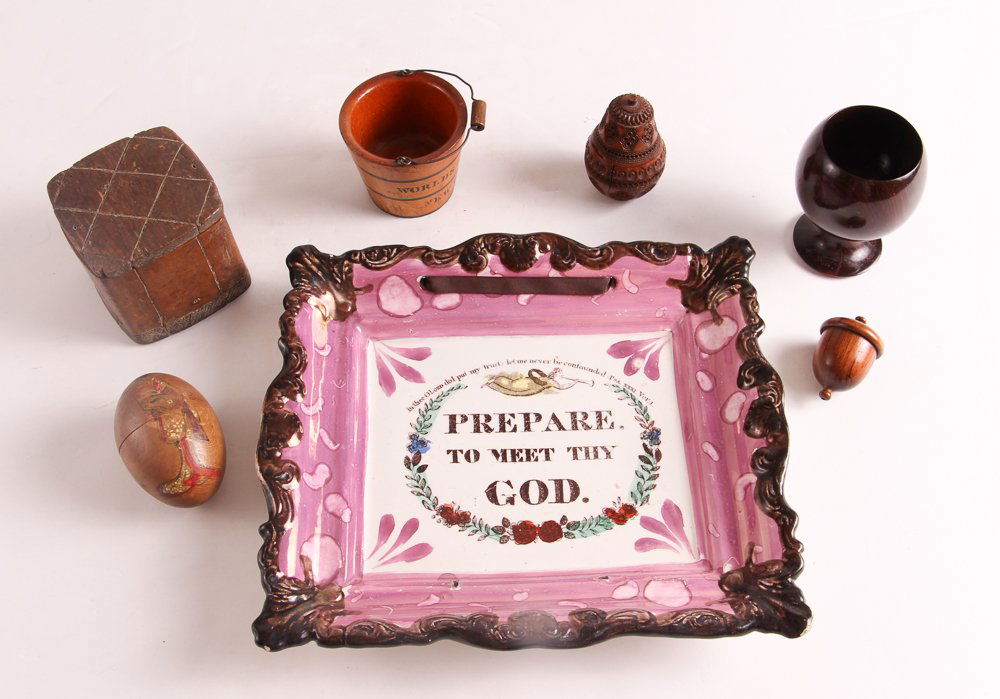 Collection of 6 Objects and Sunderland Lustre Ceramic (1 of 4)