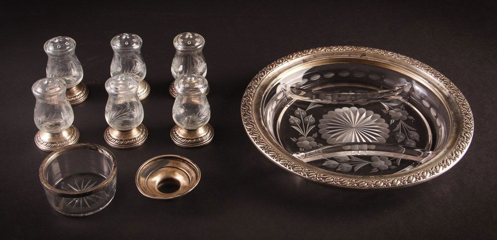 8 Assorted Pieces of Glass and Sterling Silver (1 of 4)