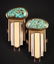 Pair of 14k Gold and Turquoise Earrings
