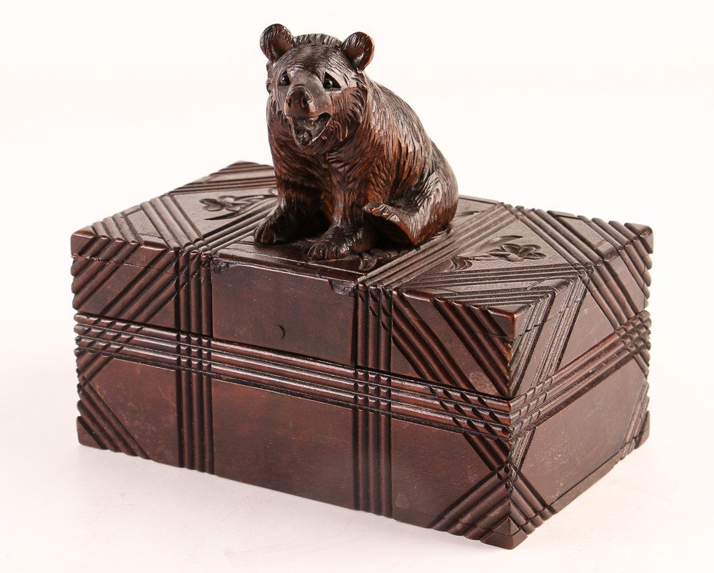 Black Forest Wood Bear Box (1 of 6)