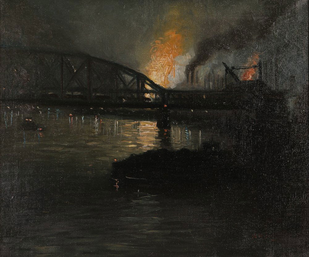 Aaron Gorson "Mills at Night" Nocturne (1 of 10)