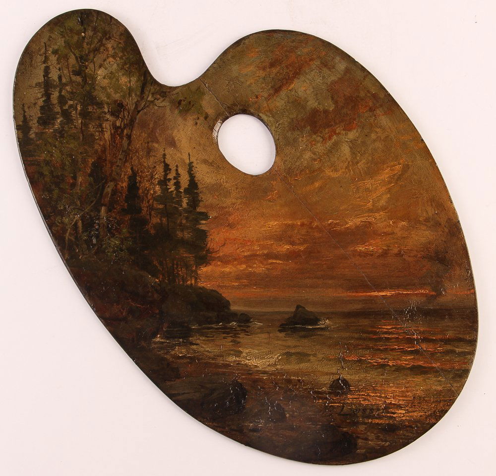 Martin Leisser painted artist's palette "Coastal (1 of 6)