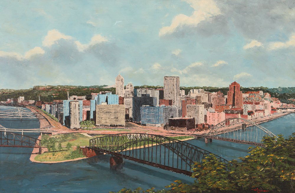 W. H. Marda 1967 "Panorama of Pittsburgh" (1 of 6)