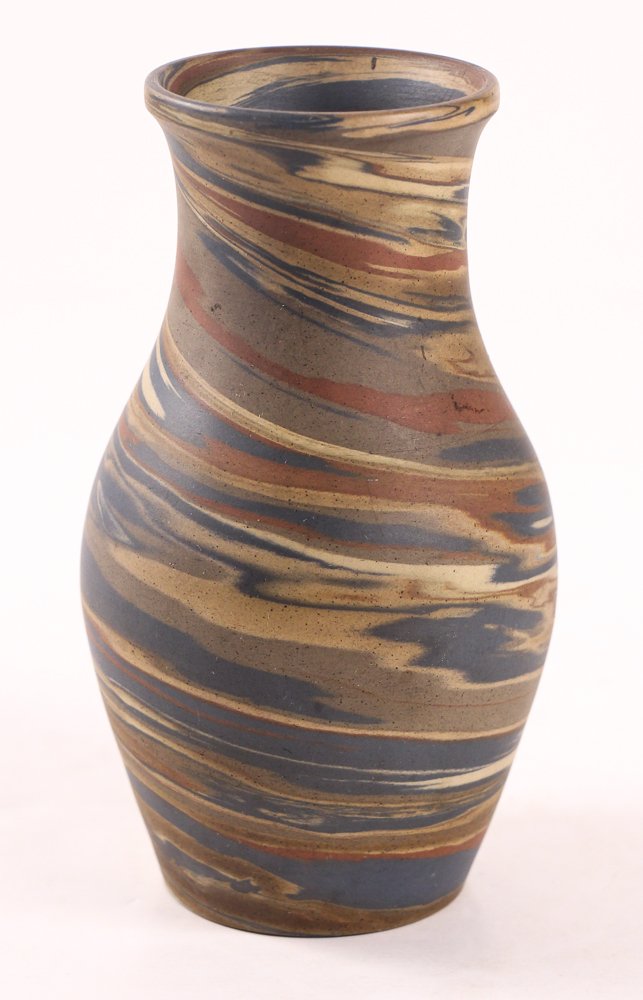 Niloak Vase Mission Pottery Swirl (1 of 6)